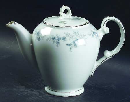 Blue Dawn (Platinum Trim) Teapot & Lid