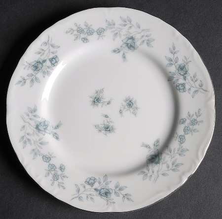 Blue Dawn (Platinum Trim) Bread & Butter Plate