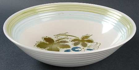 Blue Grapes 9" Round Vegetable Bowl