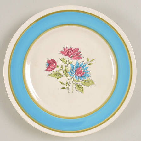 Blue Lagoon Salad Plate