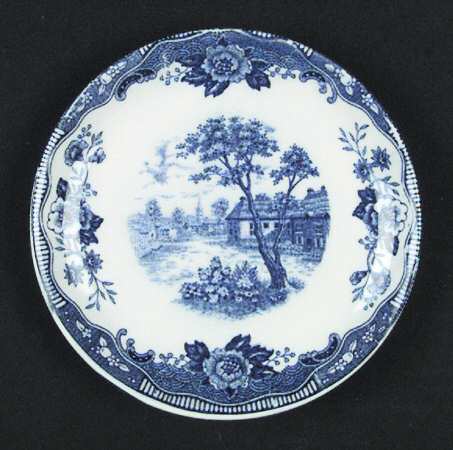 Blue Normandy Bread & Butter Plate