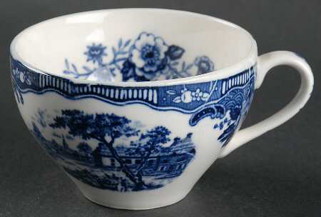Blue Normandy Flat Cup