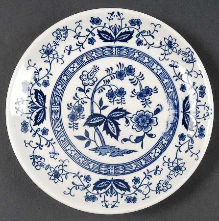 Blue Onion (Earthenware, Innerband) Bread & Butter Plate
