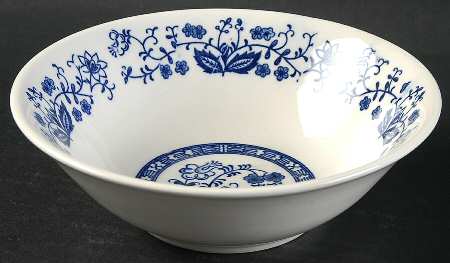 Blue Onion (Earthenware, Innerband) Coupe Cereal Bowl