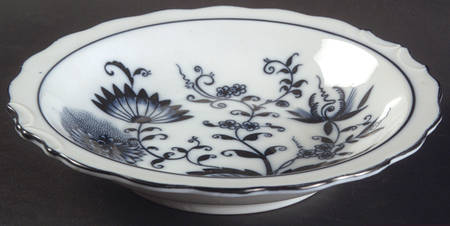 Blue Onion Rim Cereal Bowl
