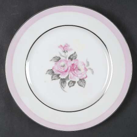 Blushing Rose Salad Plate
