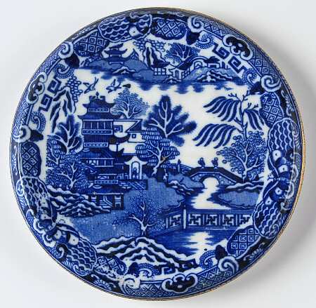 Blue Willow Tea Tile