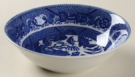 Blue Willow (No Gold, "Made In Japan") Fruit/Dessert (Sauce) Bowl