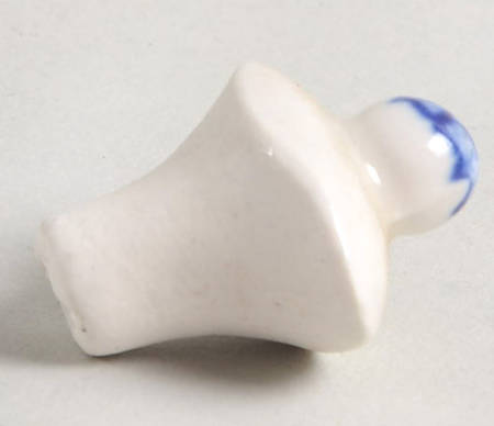 Blue Willow (No Gold, "Japan" Only) Stopper for Vinegar/Oil