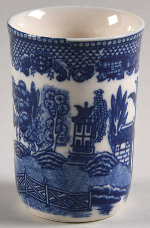 Blue Willow (No Gold, "Japan" Only) 6 Oz China Juice Tumbler
