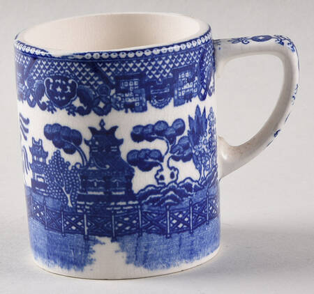 Blue Willow (No Gold, "Japan" Only) Child's Mug
