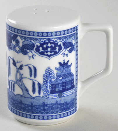 Blue Willow (No Gold, "Japan" Only) Salt Shaker