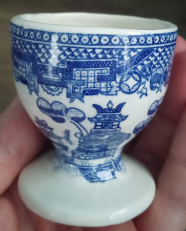 Blue Willow (No Gold, "Japan" Only) Single Egg Cup