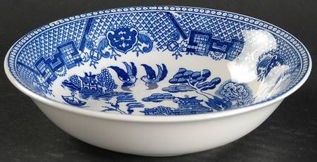Blue Willow (No Gold, "Japan" Only) Coupe Cereal Bowl