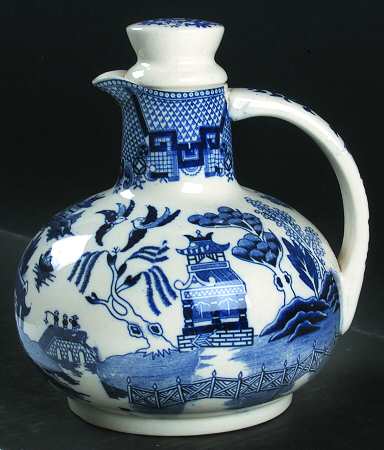 Blue Willow (No Gold, "Japan" Only) Carafe & Lid