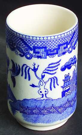 Blue Willow (No Gold, "Japan" Only) 6 Oz China Juice Tumbler
