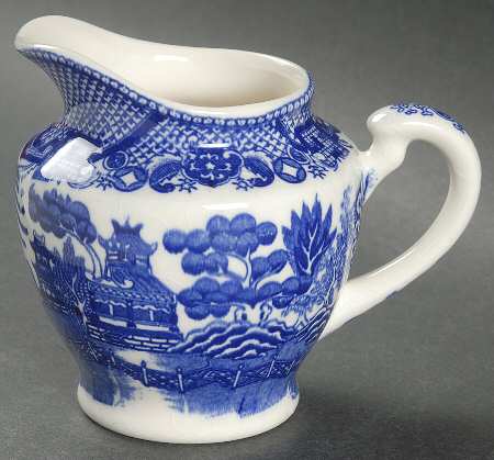 Blue Willow (No Gold, "Japan" Only) Creamer