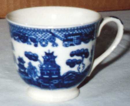 Blue Willow (No Gold, "Japan" Only) Footed Cup