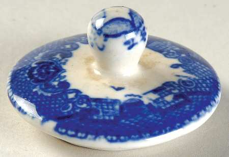 Blue Willow (No Gold, "Japan" Only) Lid for Mini Sugar Bowl