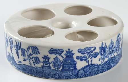Blue Willow (No Gold, "Japan" Only) Condiment Tray