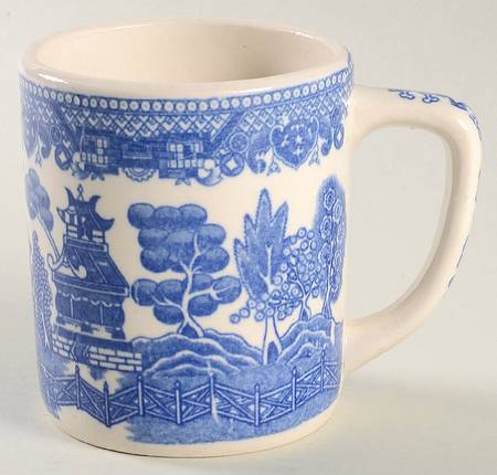 Blue Willow (No Gold, "Japan" Only) Mug