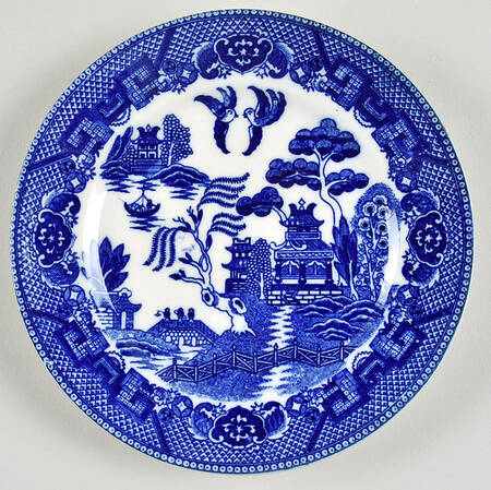 Blue Willow (Occupied, No Trim) Bread & Butter Plate by Japan
