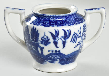 Blue Willow (Occupied, No Trim) Sugar Bowl No Lid