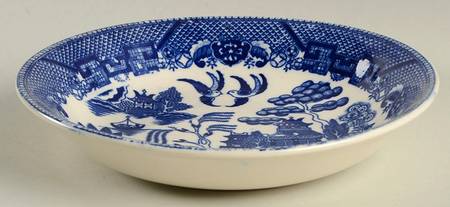 Blue Willow (Occupied, No Trim) Coupe Soup Bowl