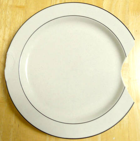Carta Brown Dinner Plate