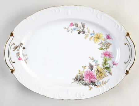 Chrysanthemum 14" Oval Serving Platter