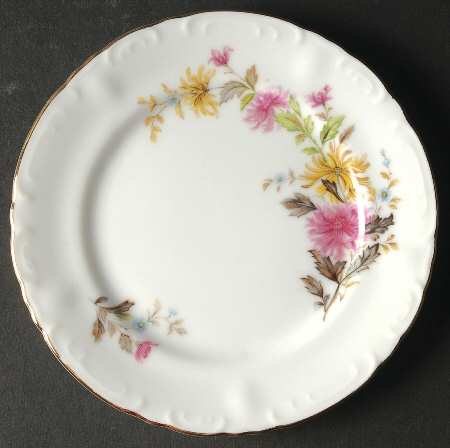 Chrysanthemum Bread & Butter Plate