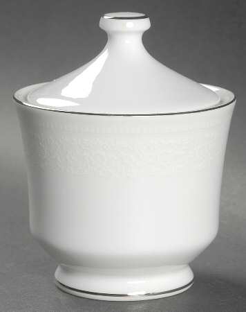 Country Lace Sugar Bowl & Lid