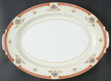 Cynthia 17" Oval Serving Platter