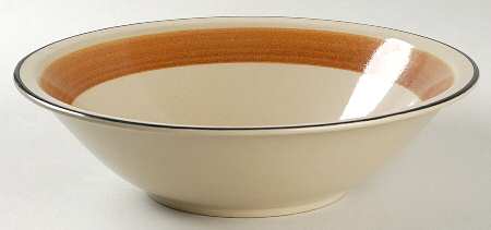 Daisy Vale Tan 9" Round Vegetable Bowl