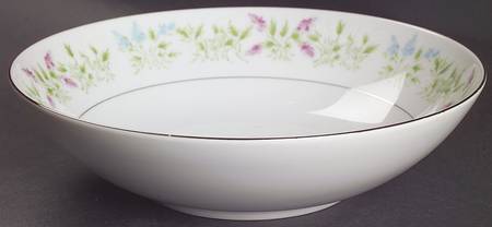 Delphinium 9" Round Vegetable Bowl