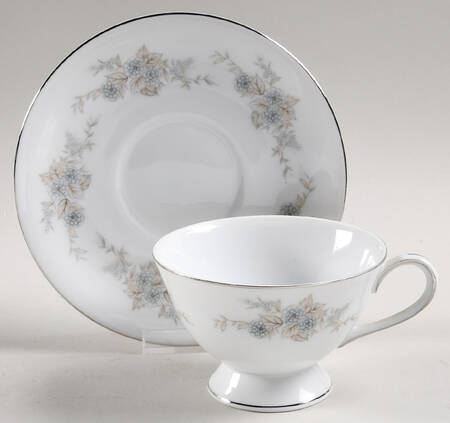 Footed Cup & Saucer Set