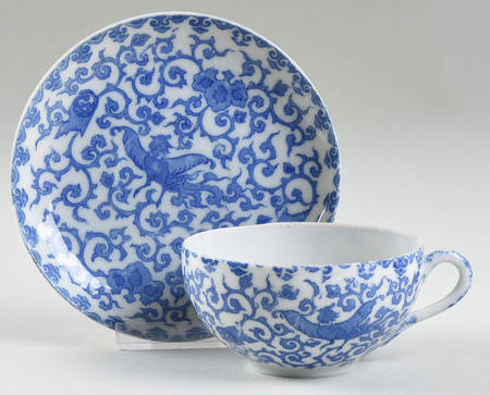 Flying Turkey Flat Cup & Saucer Set