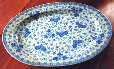 Flying Turkey 14" Oval Serving Platter
