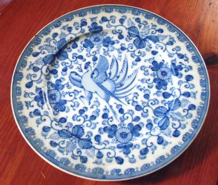 Flying Turkey Luncheon Plate