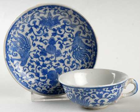 Flying Turkey Child's Cup & Saucer Set