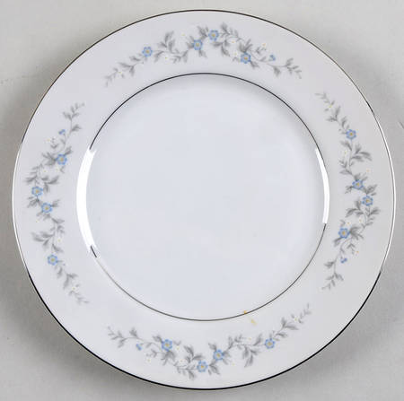 Forget Me Not Blue Salad Plate