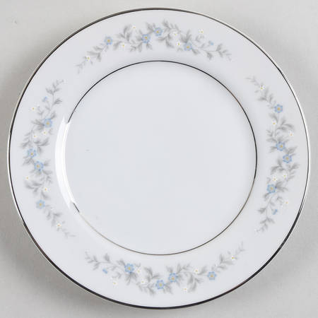 Forget Me Not Blue Bread & Butter Plate