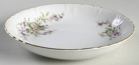 Forget Me Not Pink (#18002R) Coupe Soup Bowl