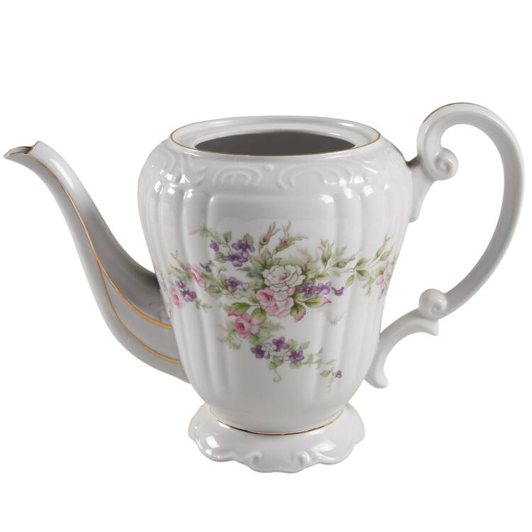 Forget Me Not Pink (#18002R) Coffee Pot No Lid