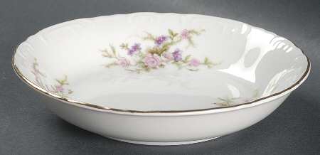 Forget Me Not Pink (#18002R) Fruit/Dessert (Sauce) Bowl