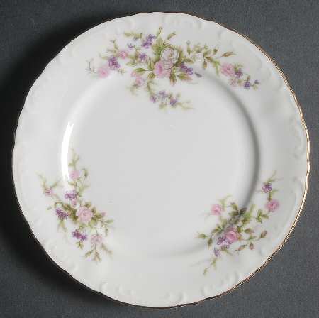 Forget Me Not Pink (#18002R) Bread & Butter Plate