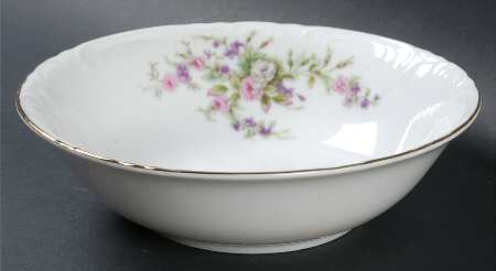 Forget Me Not Pink (#18002R) Coupe Cereal Bowl