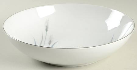 Grey Wheat 9" Round Vegetable Bowl