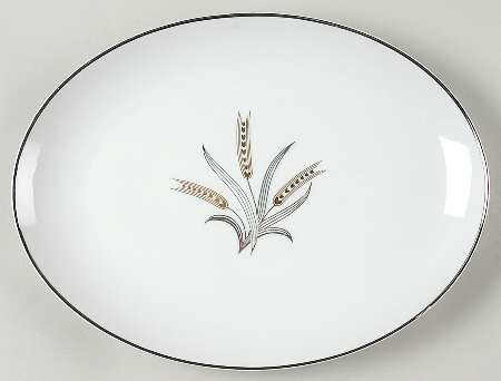 Harvest Song 12" Oval Serving Platter