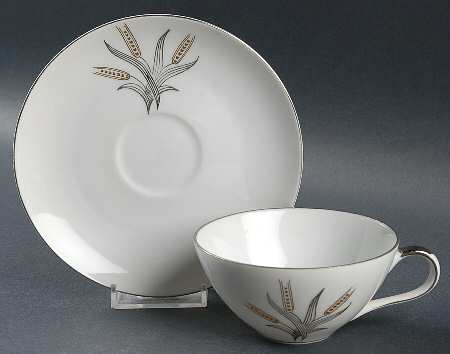 Harvest Song Flat Cup & Saucer Set